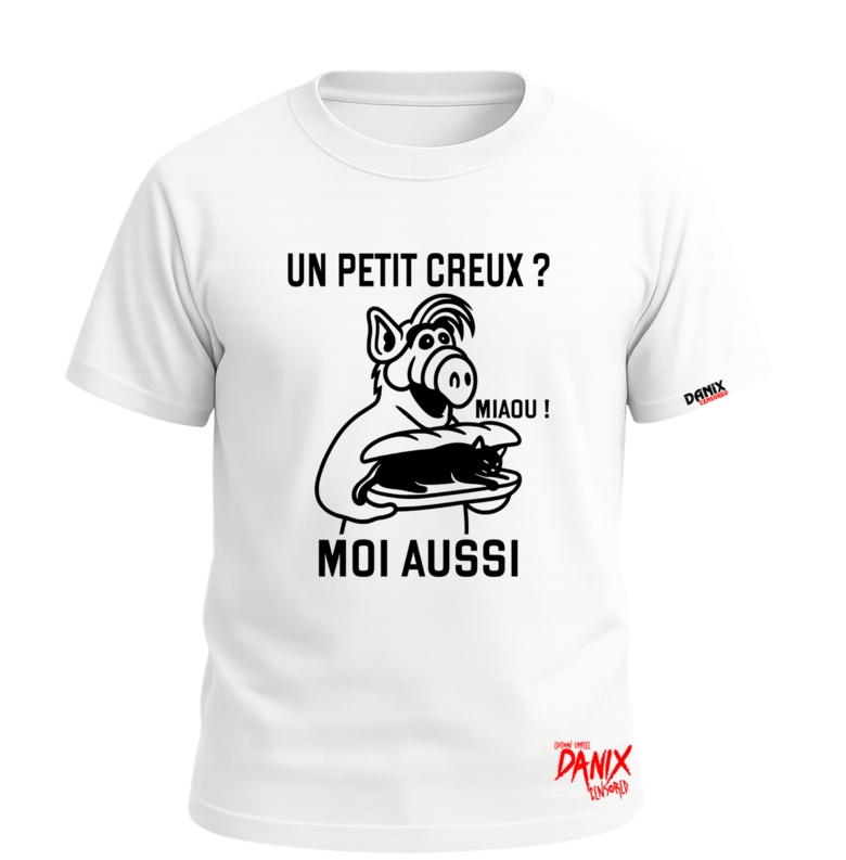Tshirt ALF Un petit creux ? Moi aussi [DANIX CENSORED]